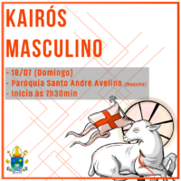 Encontro vocacional Kairós Juvenil Masculino ocorre domingo, 18, em Maquiné